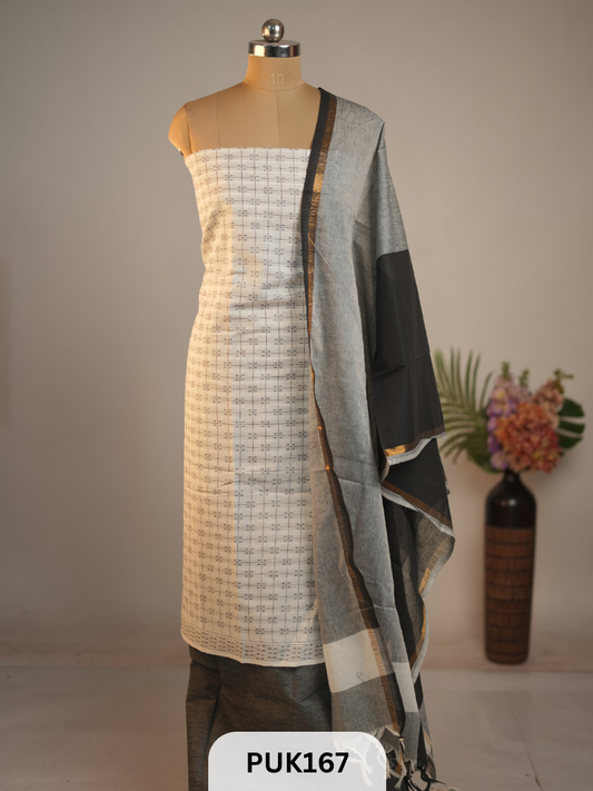 PATTEDA ANCHU INSPIRED SALWAR SUIT - 3PCS