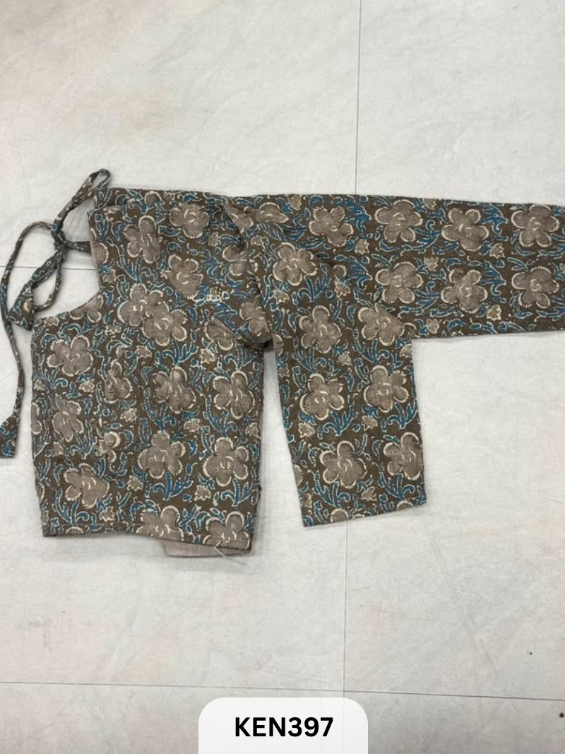 HAKOBA HANDBLOCK BLOUSE