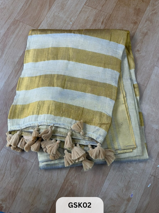 Pure Mul Tissue Saree