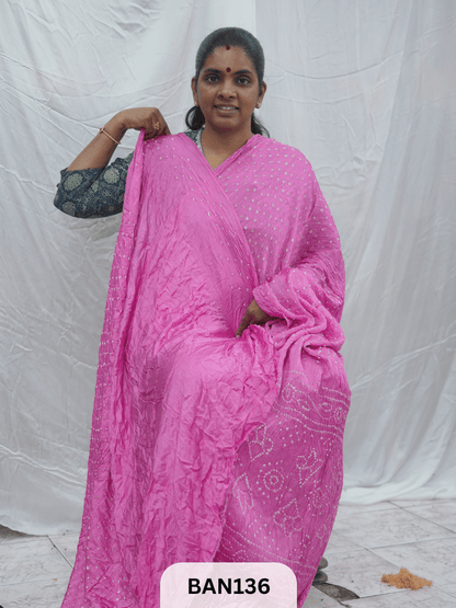 100% VEGAN SILK WITH LAGDI PATTA SAREE