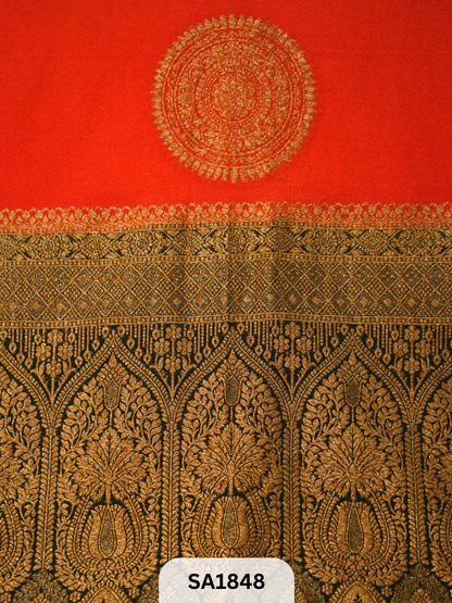 BANARASI KHADI GEORGETTE COCO ZARI SAREE