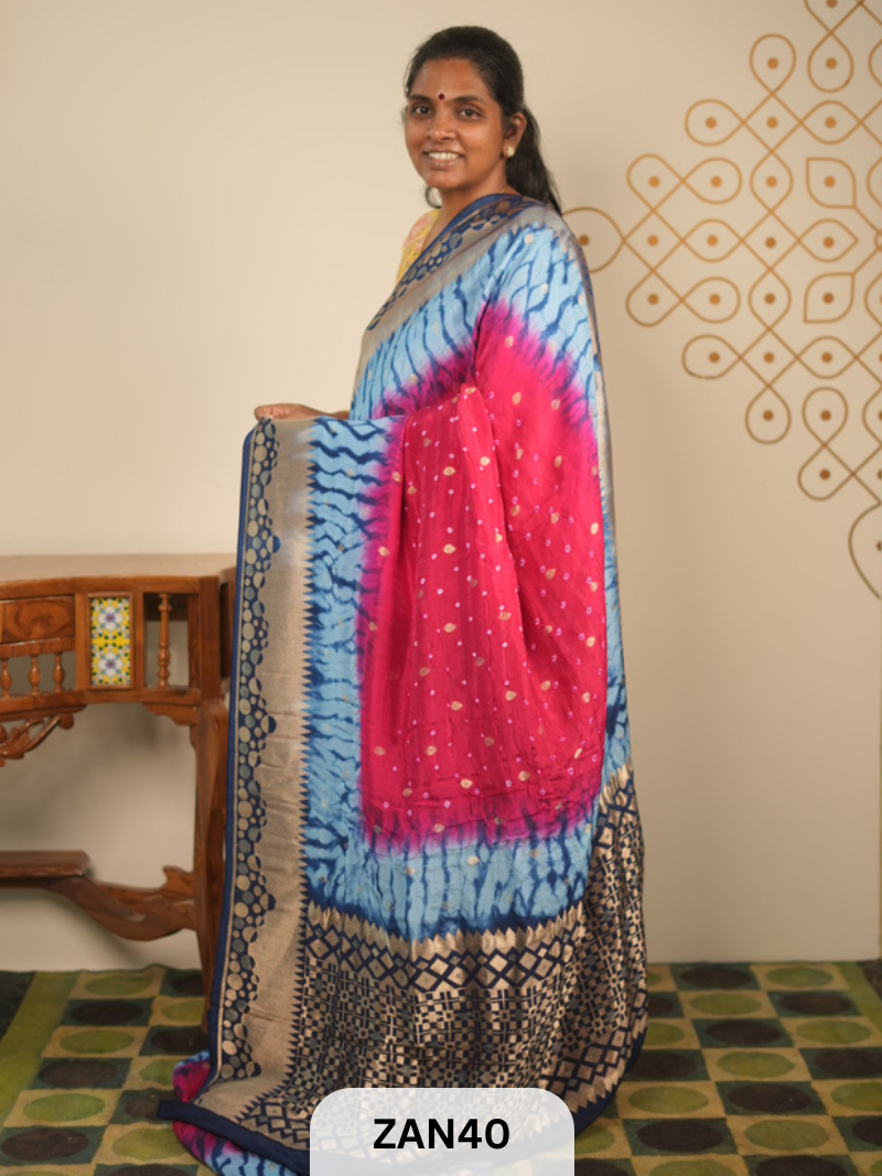 BANARASI BANDHINI - VISCOSE SAREE
