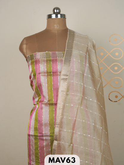 Mangalgiri pattu 2 pcs salwar suit