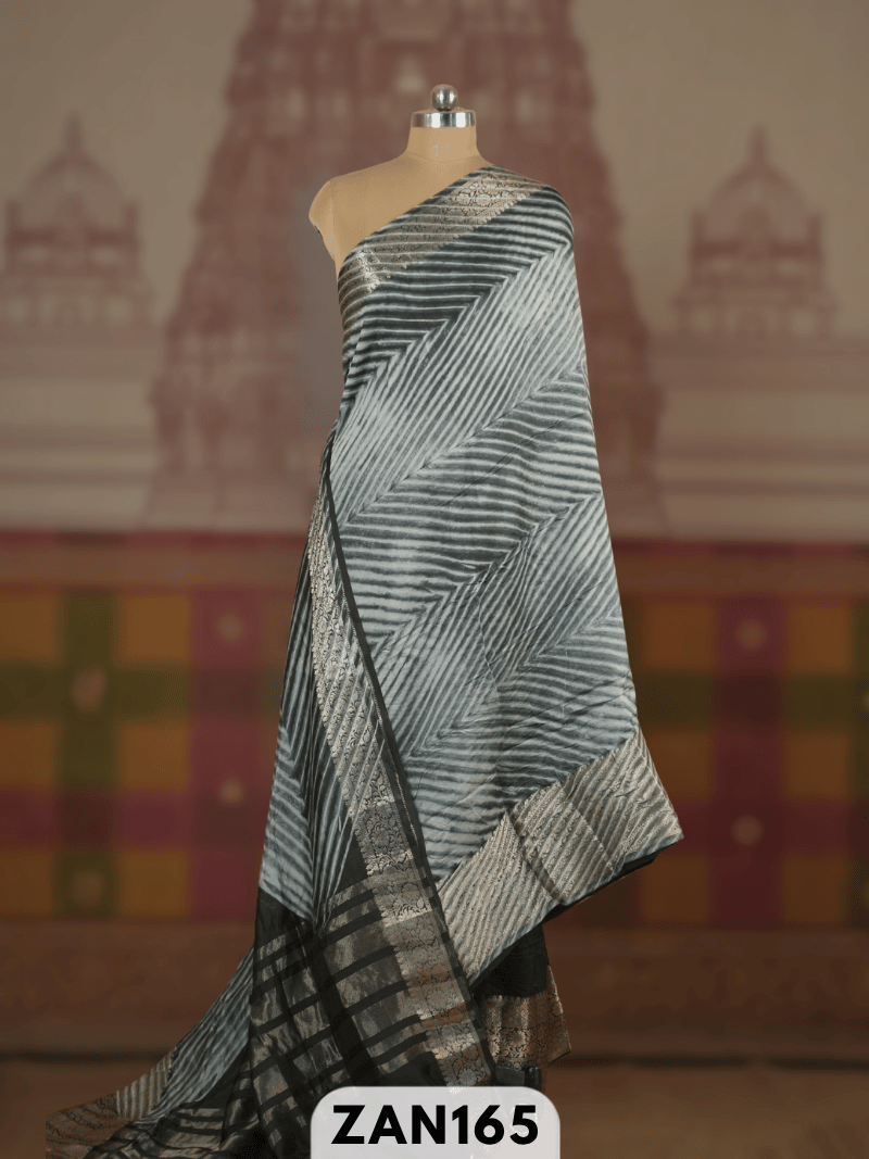 SHIBORI WITH KORA TUSSAR BANARASI SAREE