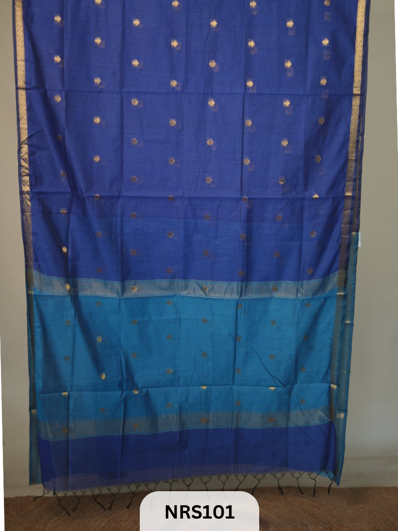 CHANDERI INSPIRED MAHESWARI SAREE