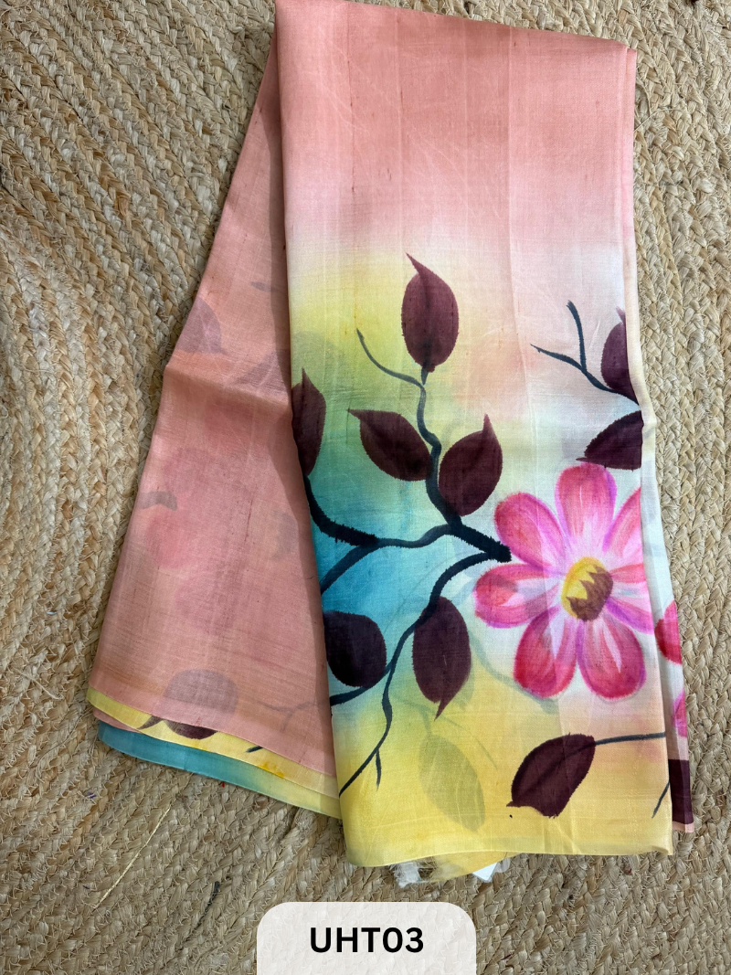 Pure Murshidabad Handpainted