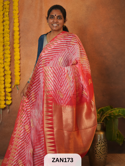 SHIBORI WITH KOTA TUSSAR BANARASI SAREE
