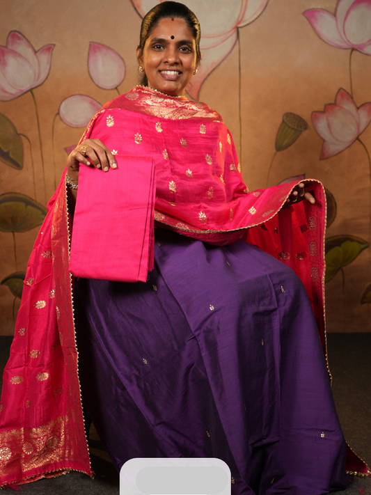Designer salwar suit with rich dupatta