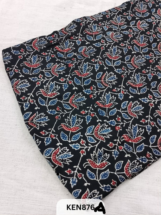 AJRAKH MODAL SILK HANDBLOCK PRINT FABRICS
