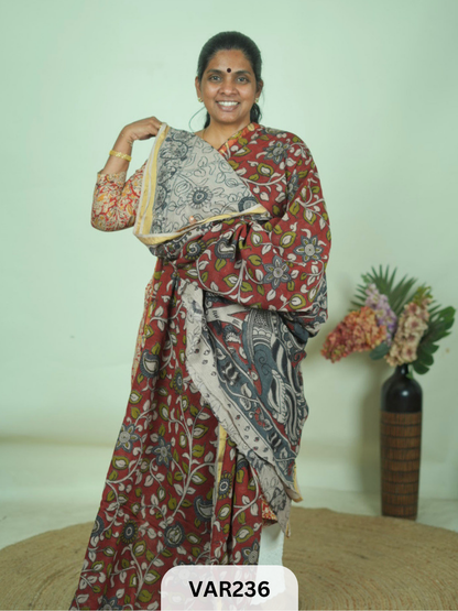 KALAMKARI KOTA SAREE