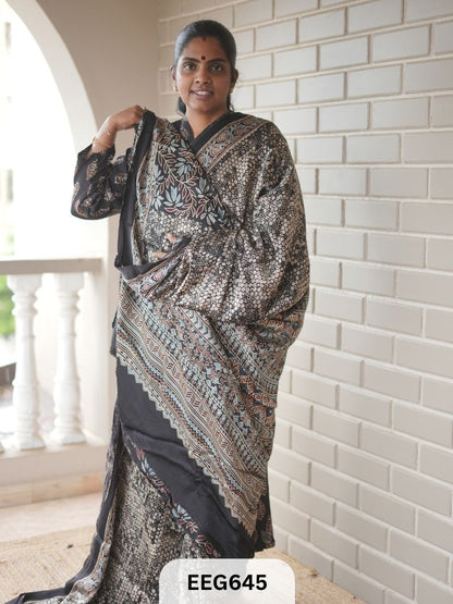 AJRAKH MODAL SAREE - JACKPOT