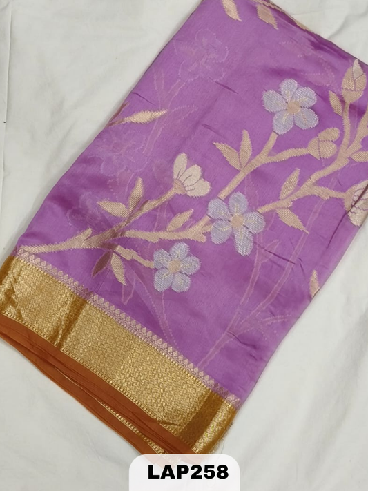 Banaras kora dupion silk saree