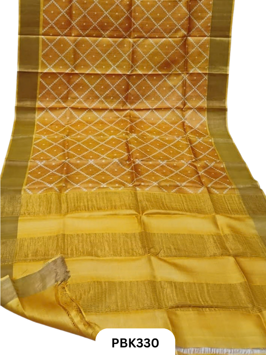 Pure Handloom Tussar Silk Saree