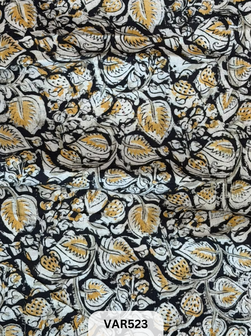 Kalamkari Hand printed - Fabric -1.5mtr
