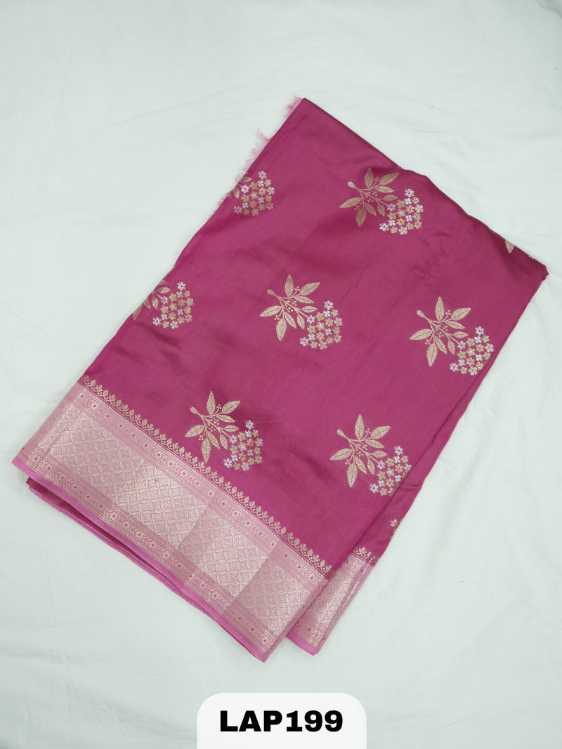 Banaras kora dupion silk saree