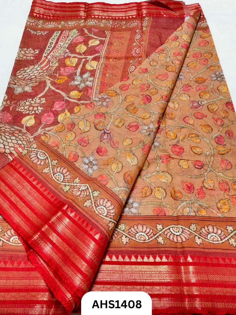 Pure Kota Cotton Digital Print Saree