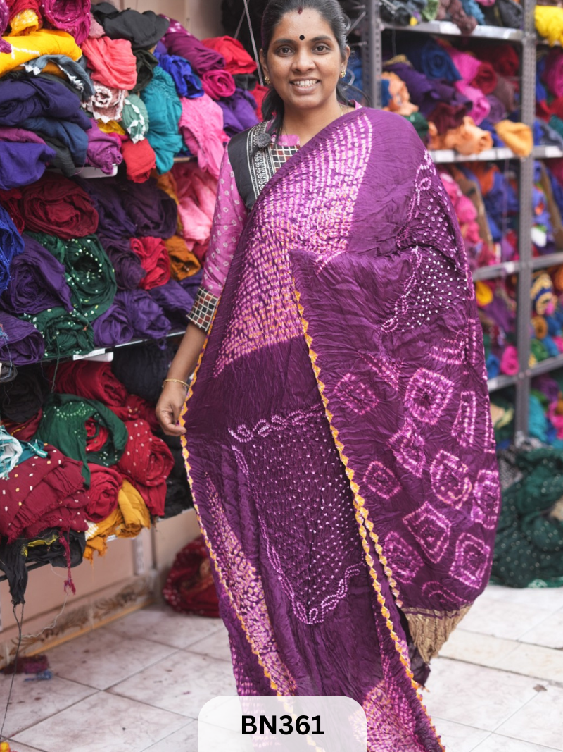 MODAL GAJI - SHIBORI WORK SAREE