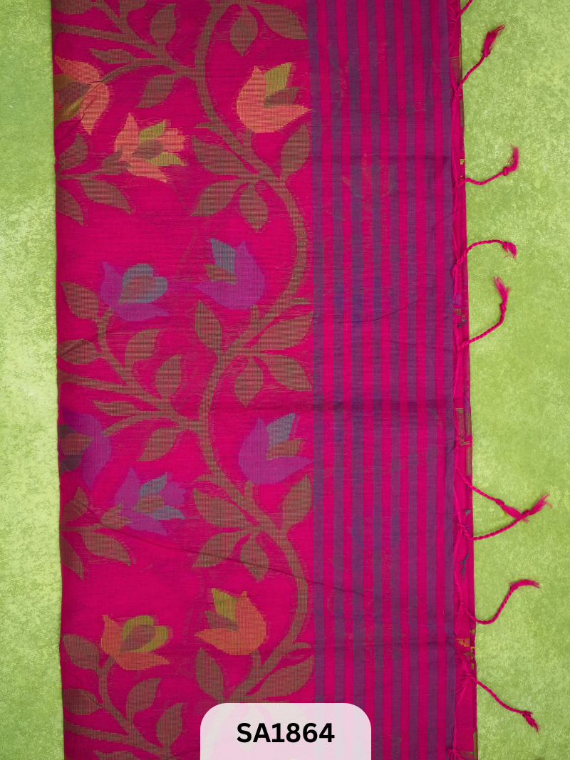 DHAKAI JAMDANI PREMIUM COTTON SAREE