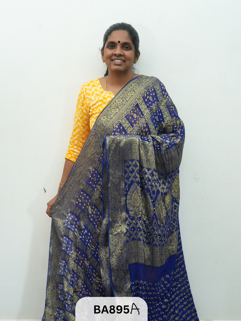 Bandhani gharchola saree