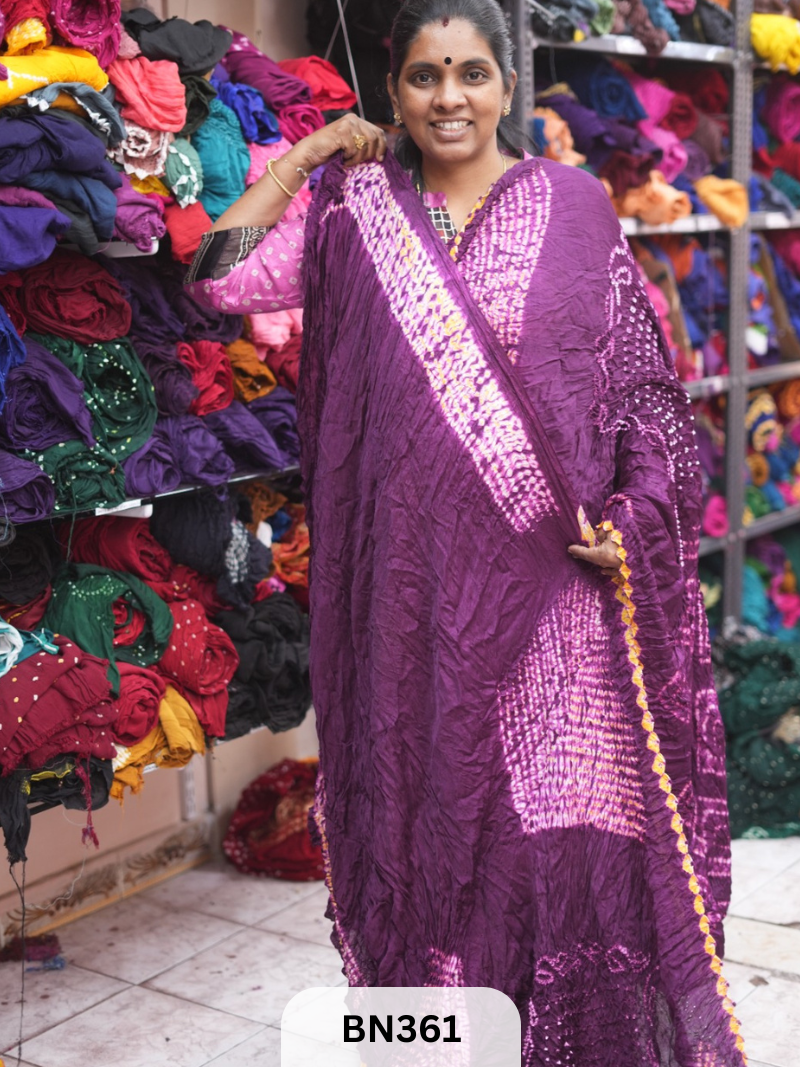 MODAL GAJI - SHIBORI WORK SAREE