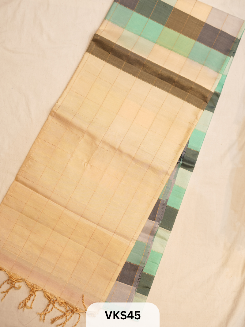 KANCHIPURAM KATTAM SAREE