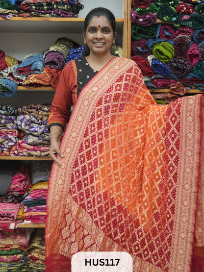 PURE KHADDI GEORGETTE DUPPATTA
