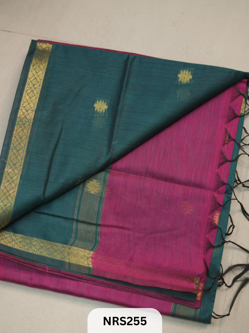 CHANDERI INSPIRED MAHESWARI SAREE