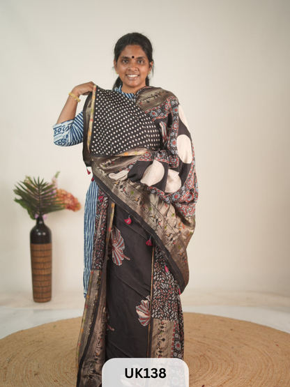 DOLA AJRAKH SAREE