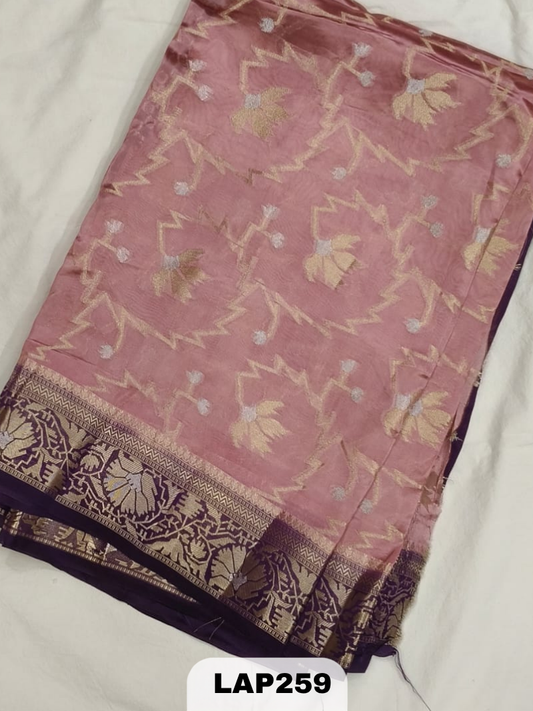 Banaras kora dupion silk saree