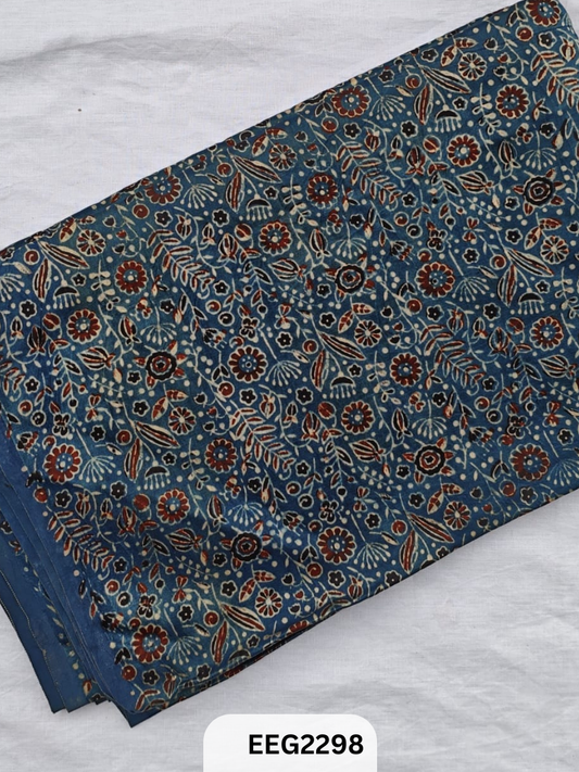 MASHRU AJRAKH FABRIC  PRINT-1 MTR