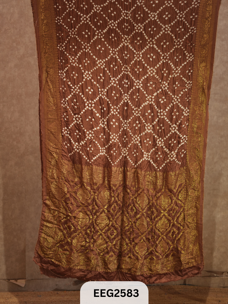 MODAL FUSIOIN SAREE WITH DOLA BORDER - EXCLUSIVE