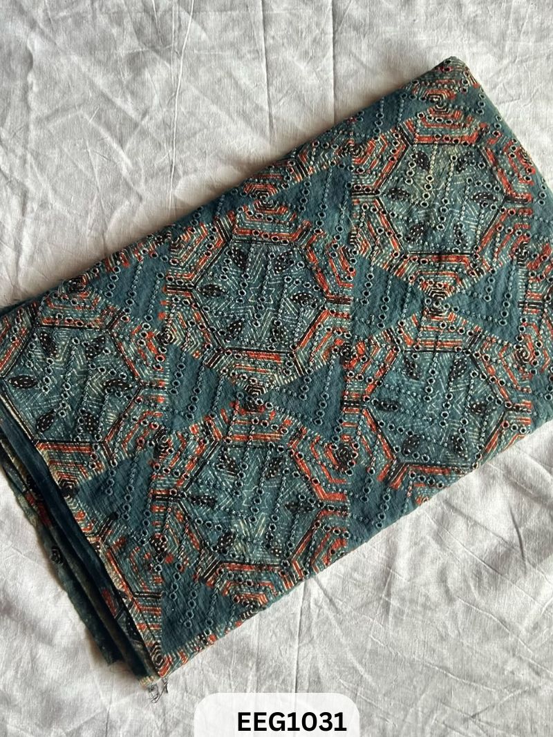 PREMIUM COTTON HAKOBA AJRAKH FABRIC-1MTR