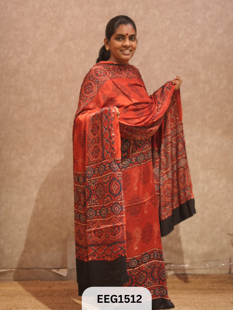 AJRAKH MODAL 2  PCS-UNSTITCHED