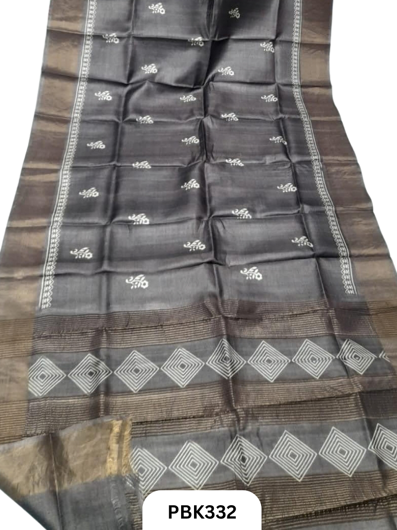 Pure Handloom Tussar Silk Saree
