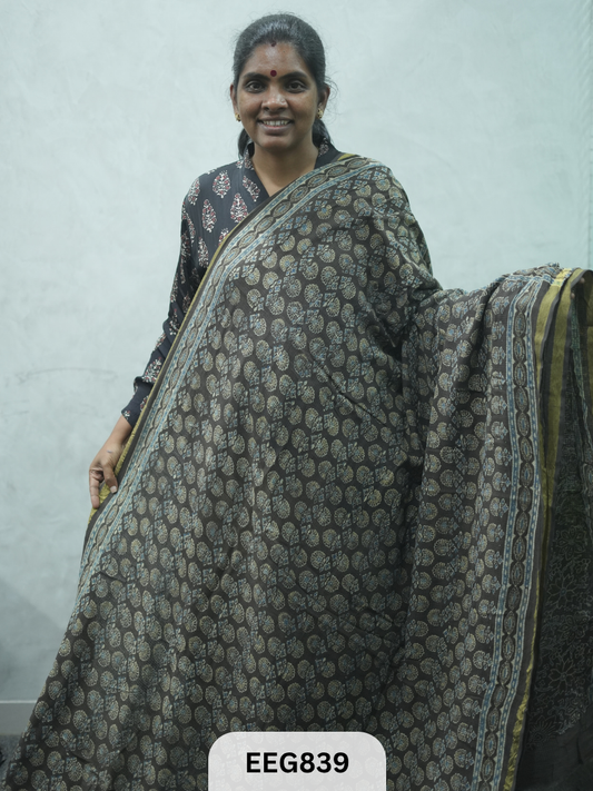 KOTA DORIA AJRAKH SAREE