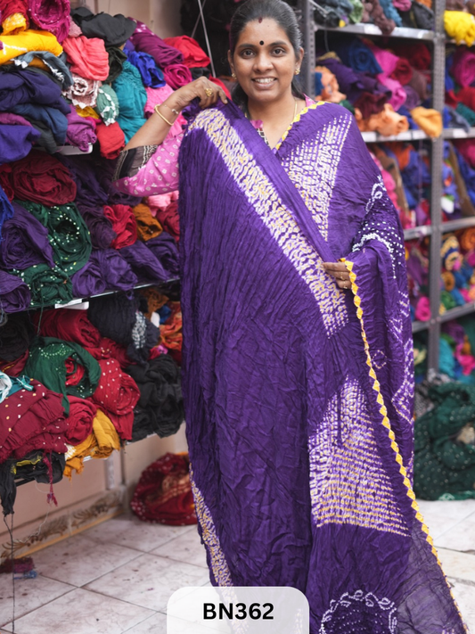 MODAL GAJI - SHIBORI WORK SAREE