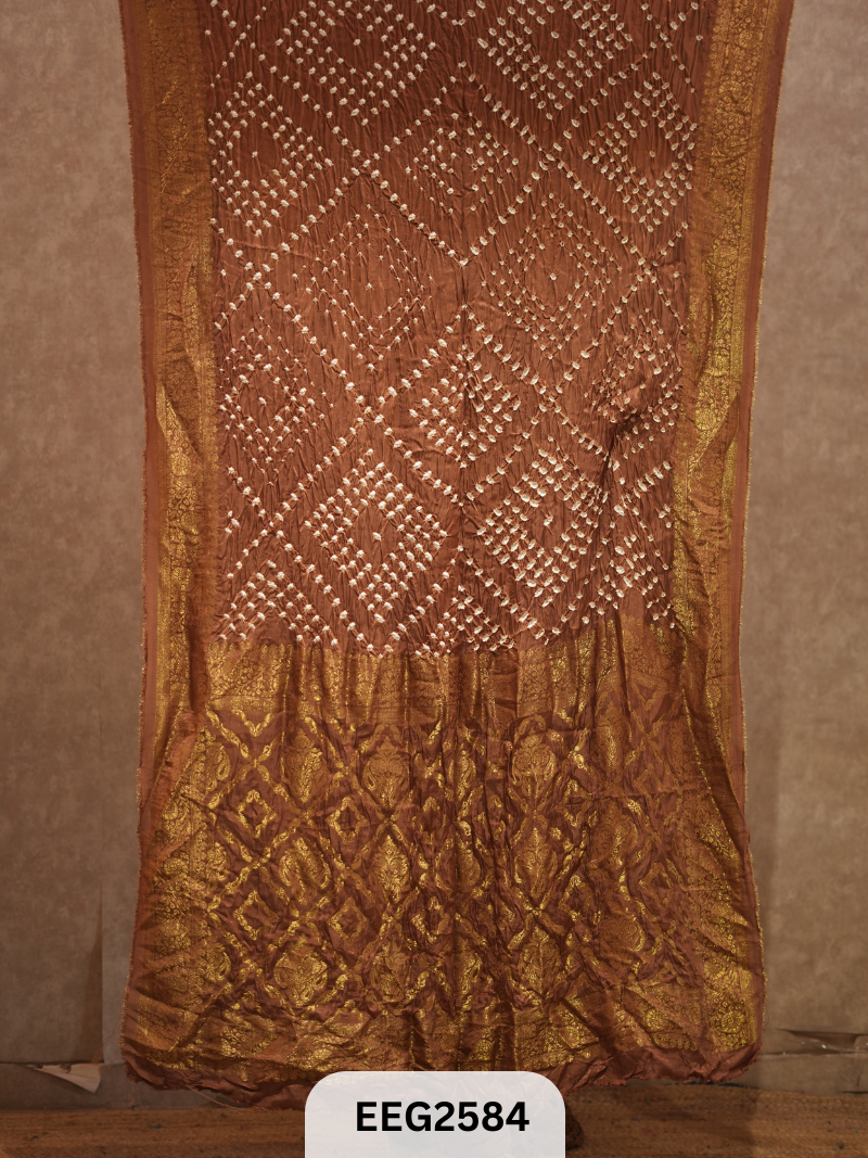 MODAL FUSIOIN SAREE WITH DOLA BORDER - EXCLUSIVE