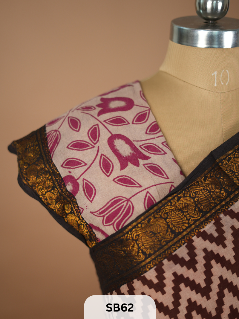 SUNGUDI X KALAMKARI SAREE