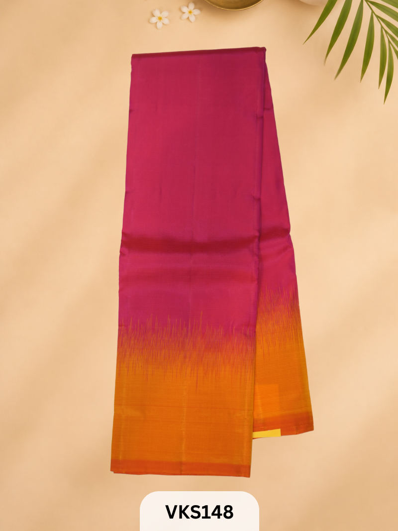 PURE KANCHIPURAM SOFT SILK TOPMATERIAL 2.4MTRS + 30CM