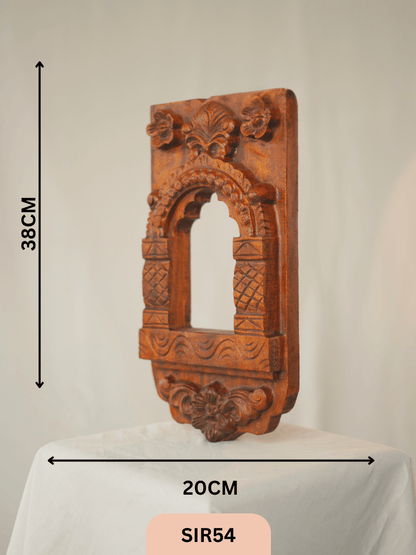 WOODEN MADDAM VILLAKU HOME DECOR - Height 15" INCH, WIDTH 8"INCH