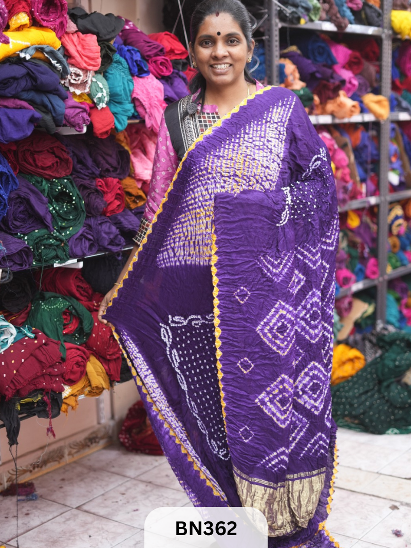 MODAL GAJI - SHIBORI WORK SAREE