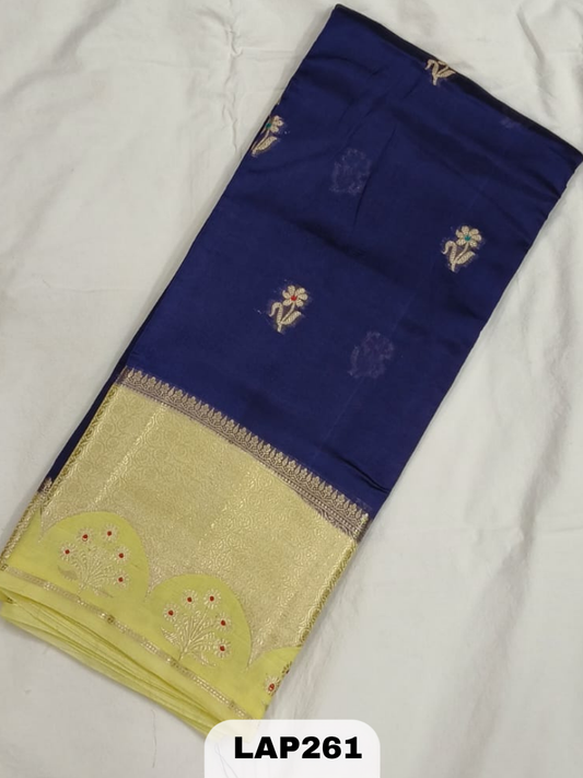 Banaras kora dupion silk saree