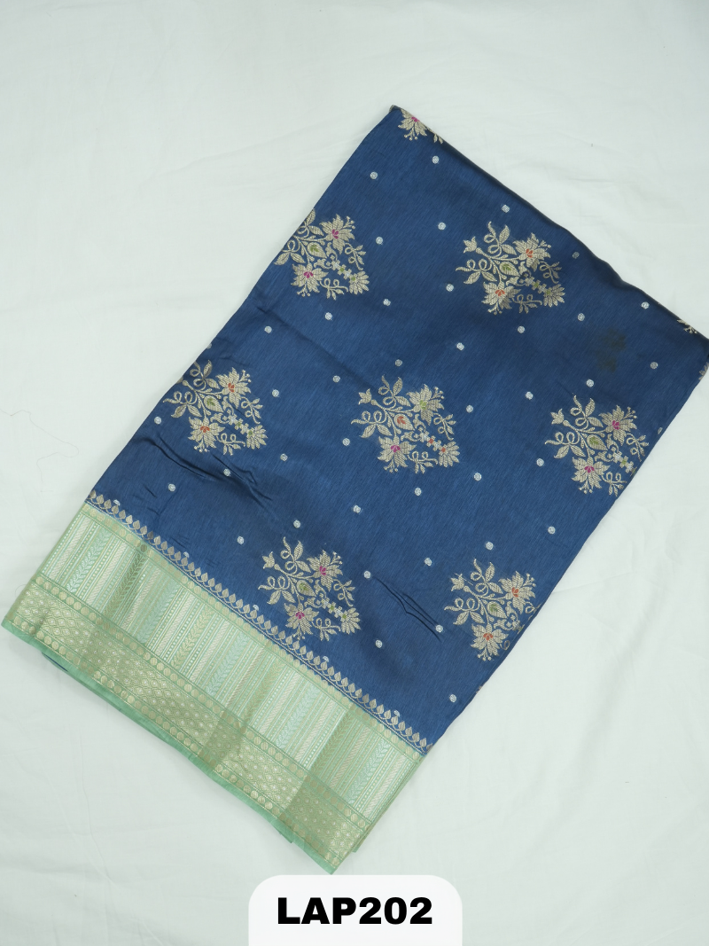 Banaras kora dupion silk saree