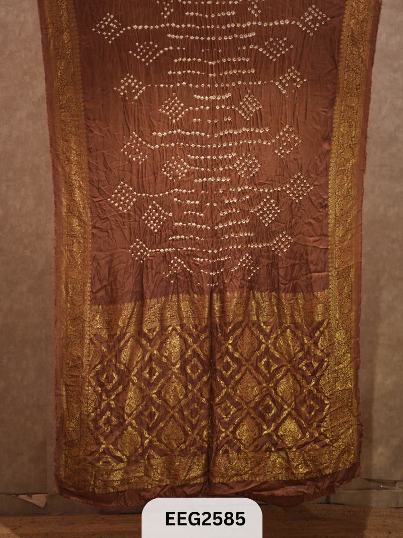 MODAL FUSIOIN SAREE WITH DOLA BORDER - EXCLUSIVE