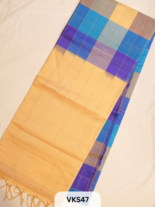 KANCHIPURAM KATTAM SAREE