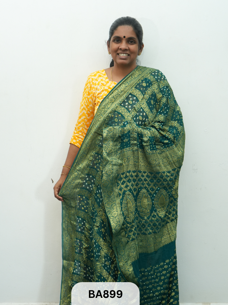 Bandhani gharchola saree
