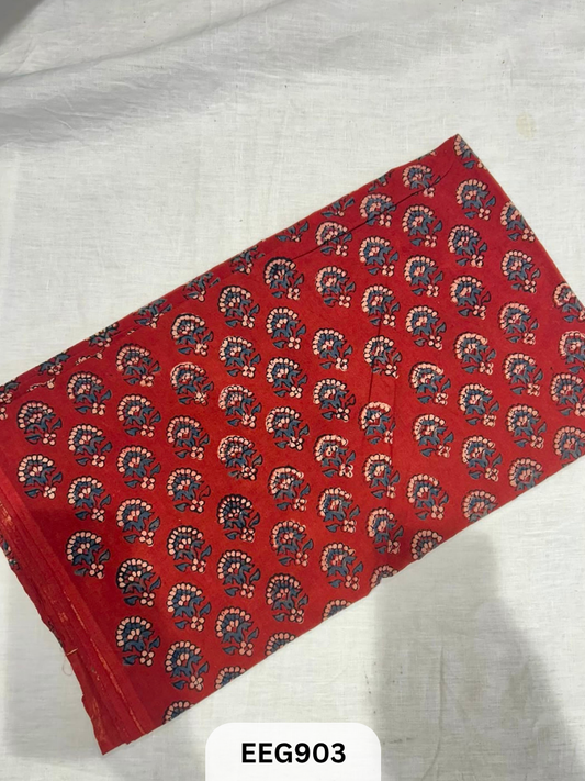 COTTON AJRAKH FABRIC-1MTR