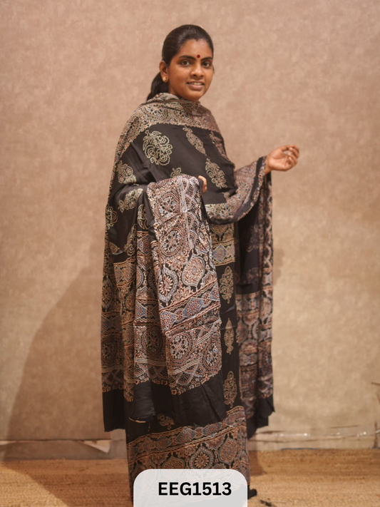 AJRAKH MODAL 2  PCS-UNSTITCHED