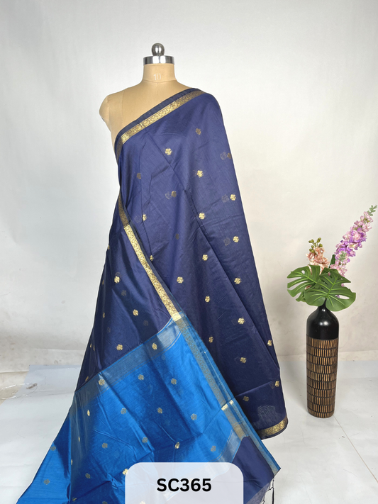 CHANDERI INSPIRED MAHESWARI SAREE