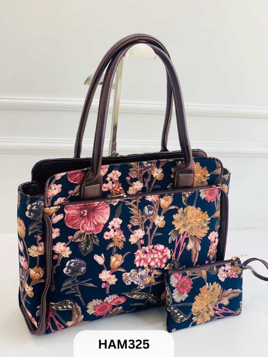 WATER RESISTANT FABRIC INSIDE LAPTOP PARTITION BACK SIDE ZIP POCKET SIZE 16/12